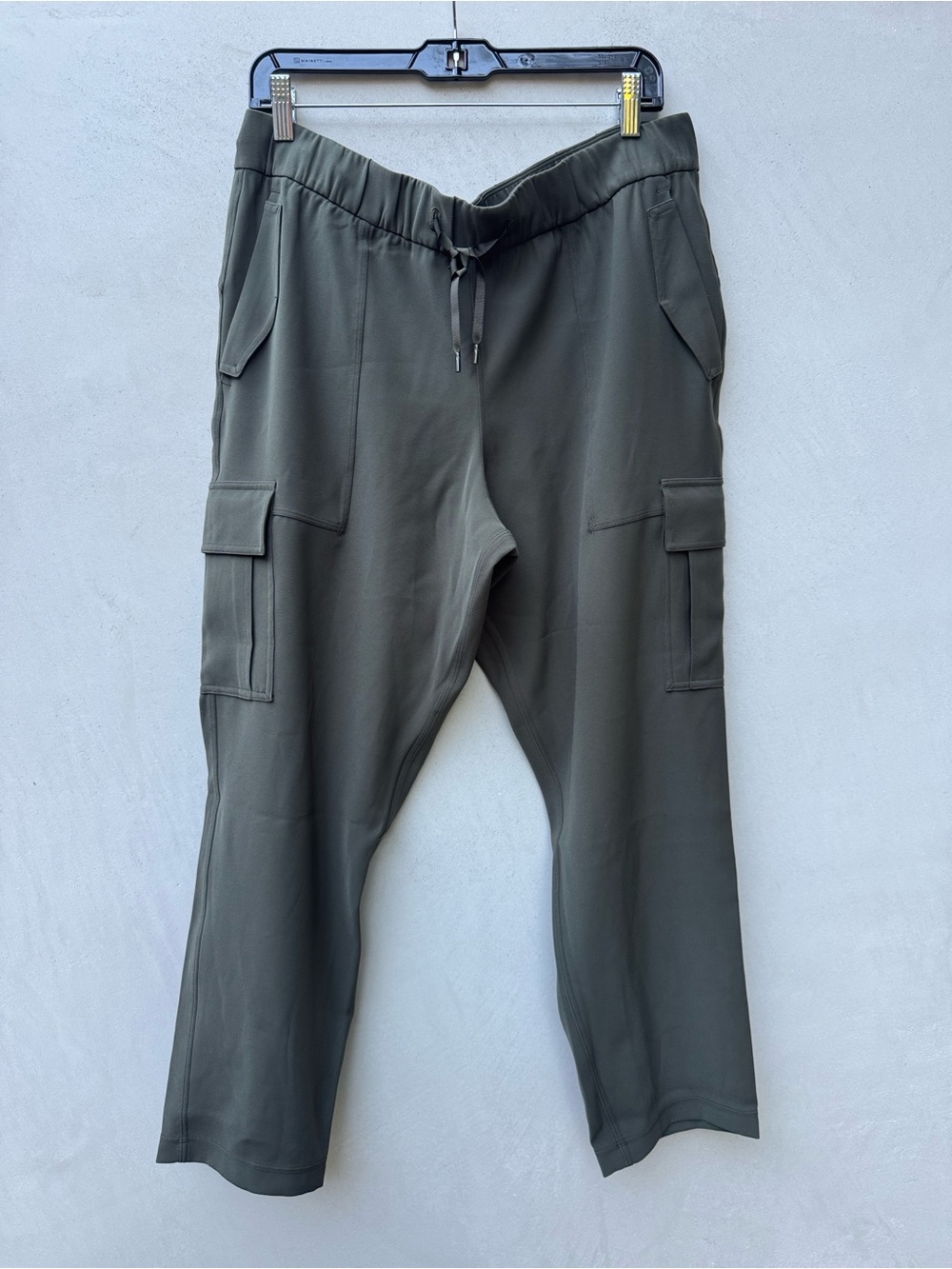 Lululemon Ready Set Cargo Pants Dark Olive Travel Woven Size 12